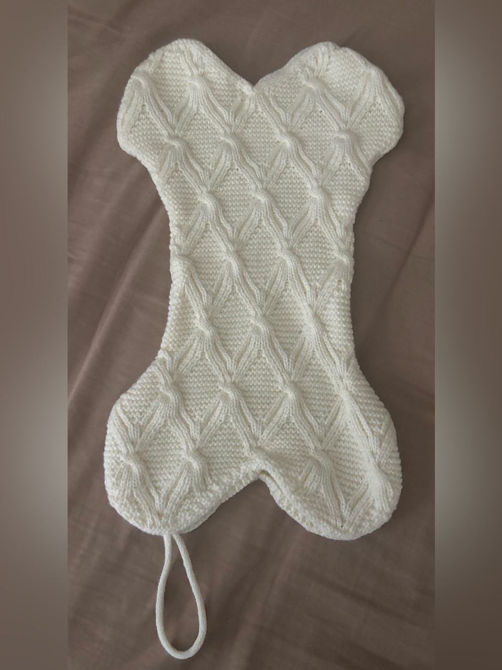 Bone shaped stocking for holidays